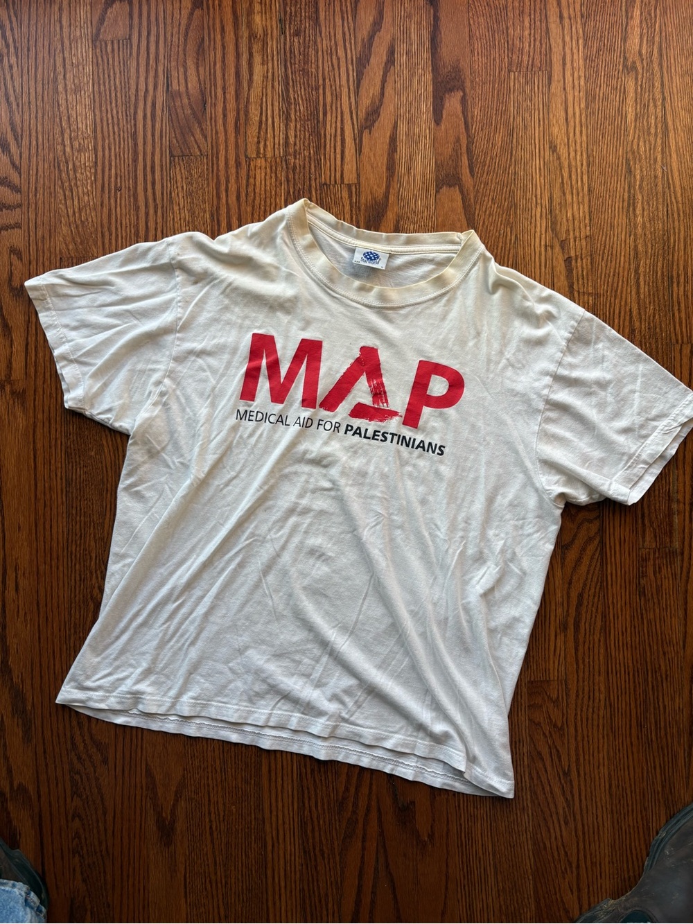 MAP Graphic White Kids Short Sleeve Tee